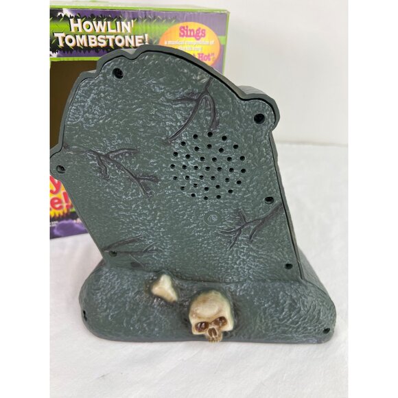Howlin' Tombstone! Animated Singing Halloween Decoration With Lights & Moving Mo - Picture 2 of 6